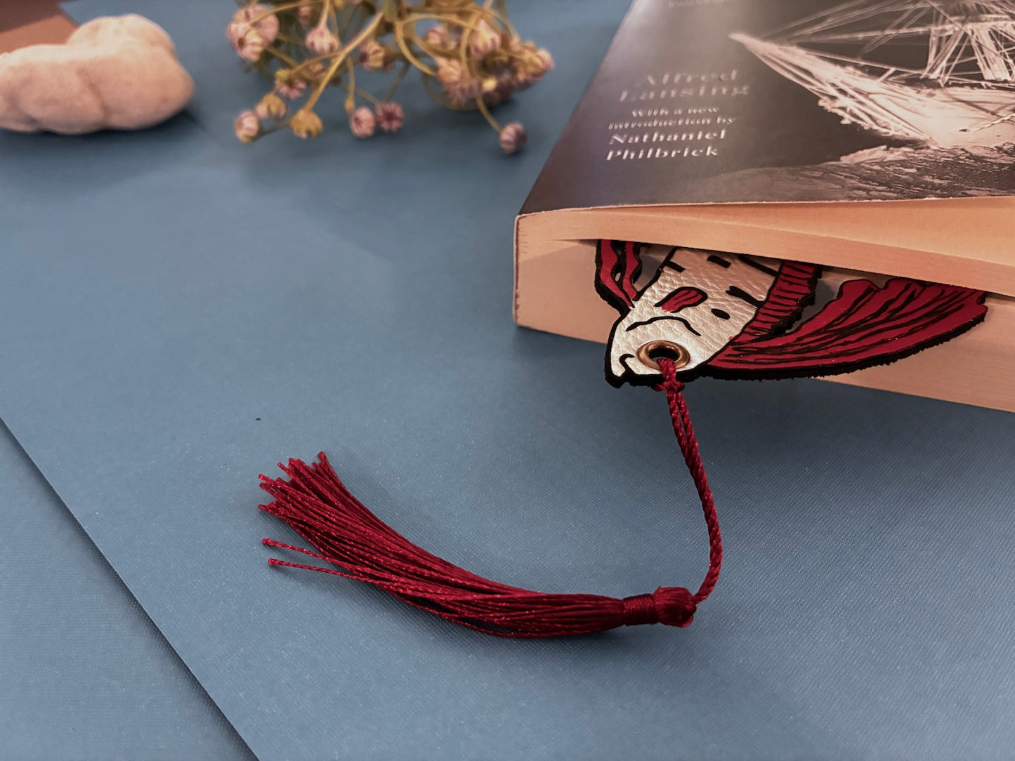 Hand-Painted Silver Oarfish Bookmark