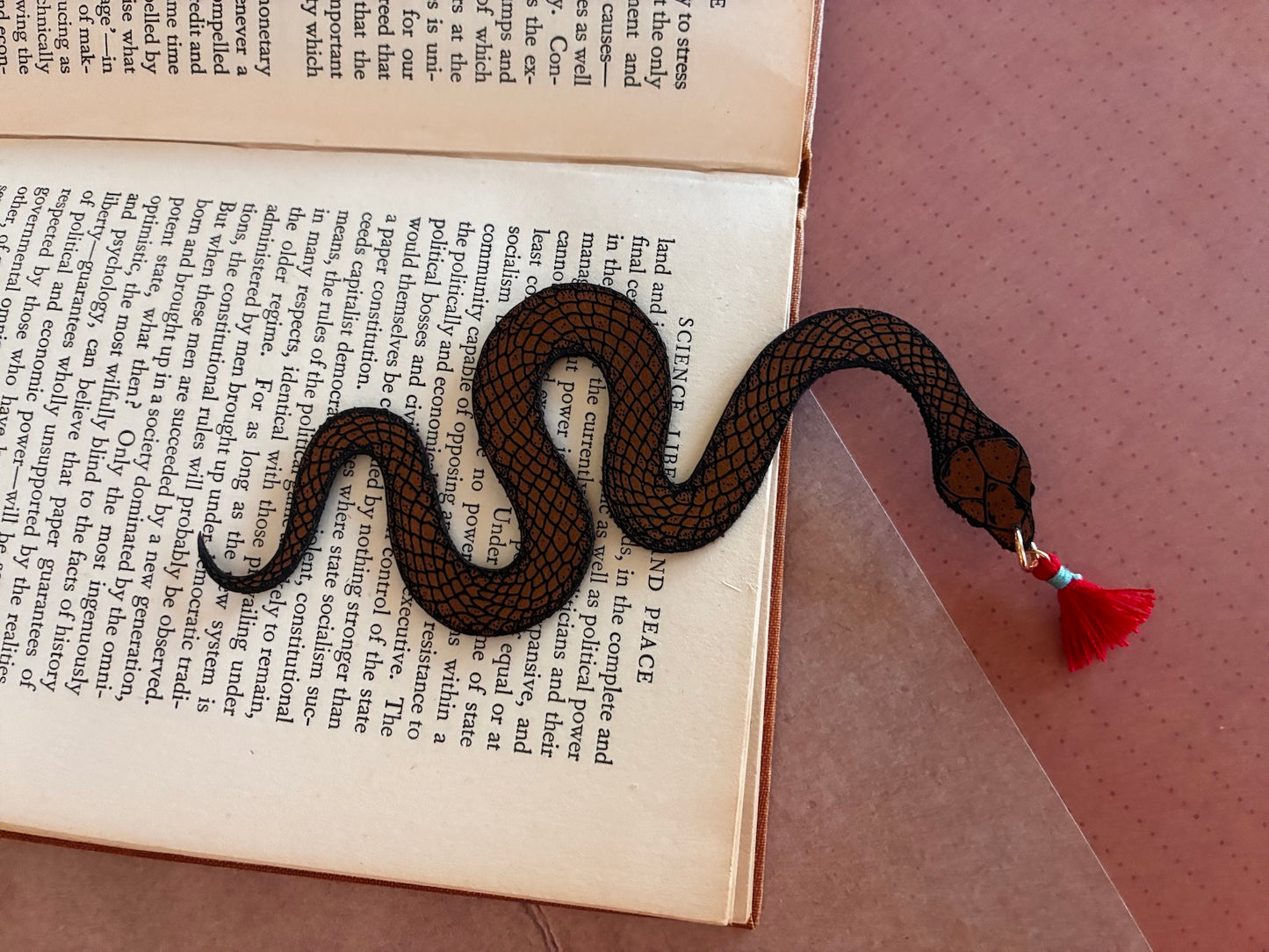 Snake Bookmark