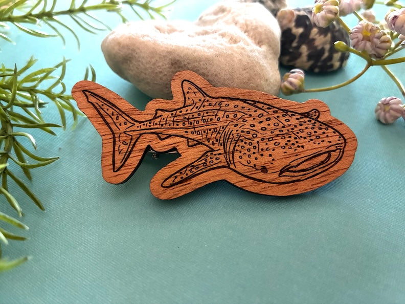 Whale Shark Hair Clip